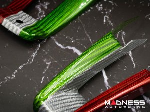 Alfa Romeo Stelvio Steering Wheel Trim - Carbon Fiber - Lower Center Trim - Italian Theme - QV Model